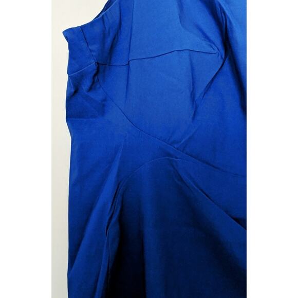 Modcloth (Liza Luxe) Inspired Entrepreneur Sheath Dress Cobalt Royal Blue 4X New - Picture 3 of 8